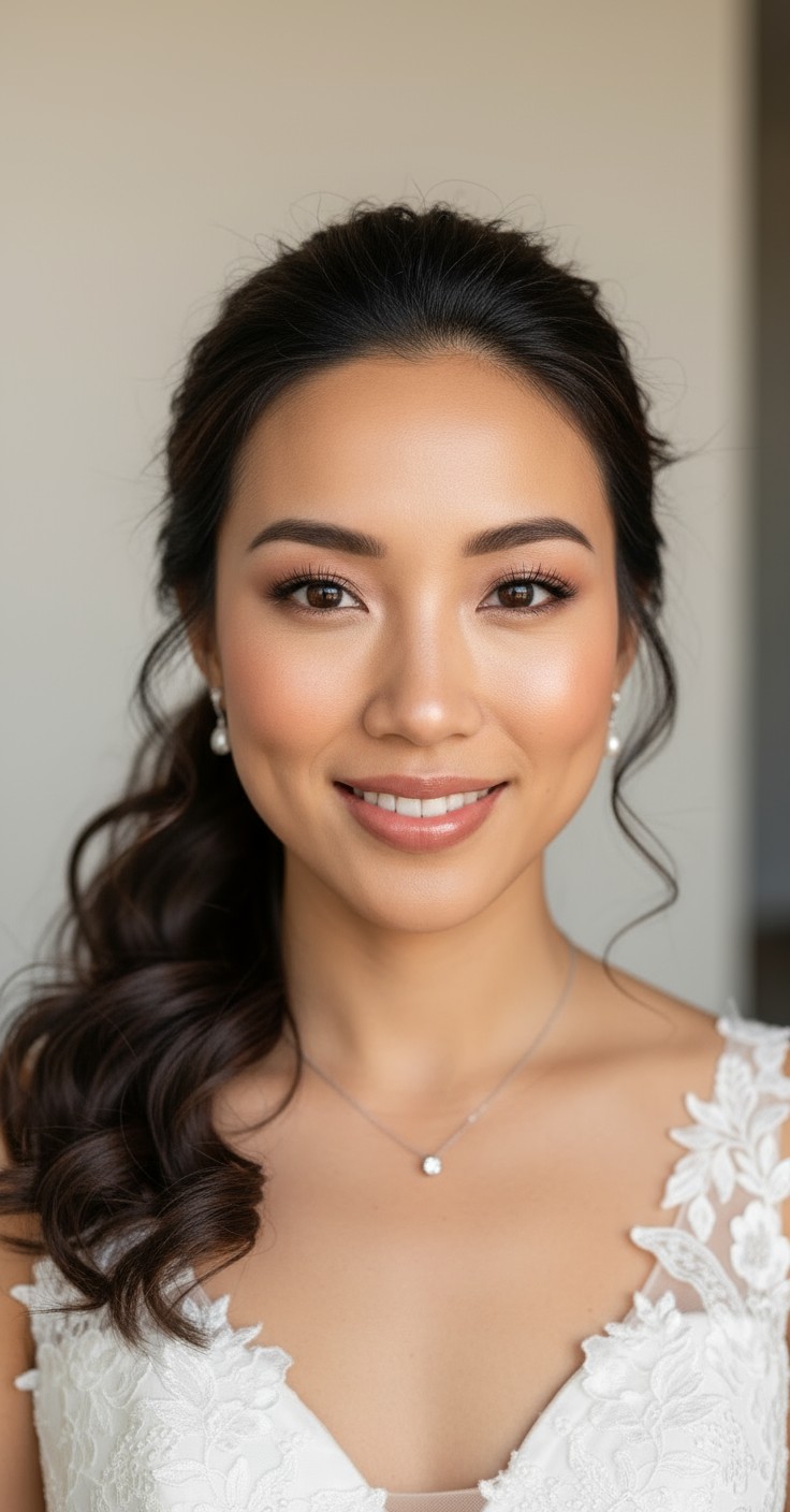 After Curly Ponytail